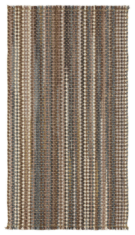 Capel Nags Head Tan Hues 0404_725 Flat Woven Rugs - 24" X 8' Runner Vertical Str