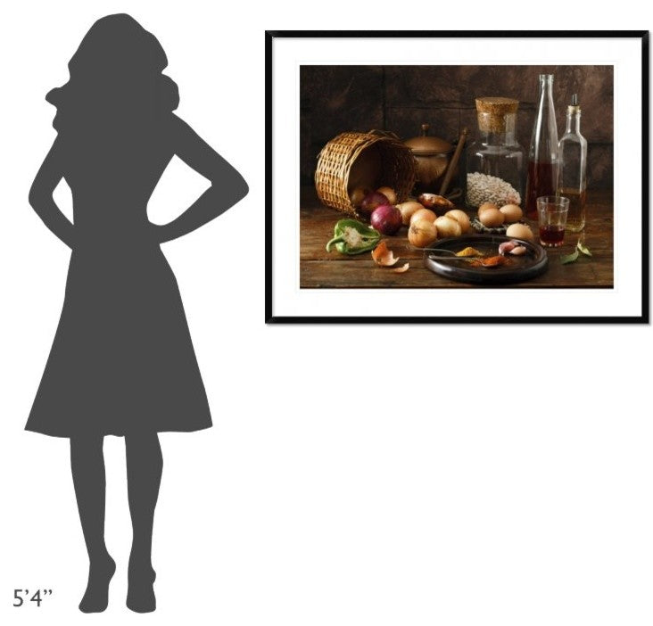 "Smells" Framed Digital Print by Luiz Laercio, 44x33"