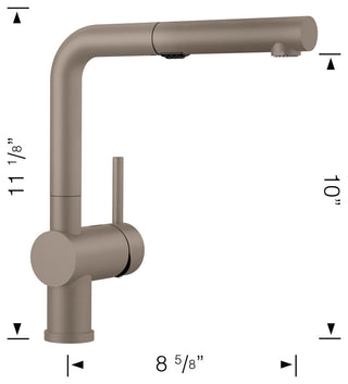 Blanco Linus Pull Out 1.5 GPM in Truffle