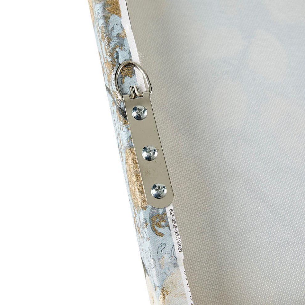 Madison Park Luminous Bloom Gold Foil Floral Canvas Wall Art