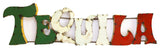 "Tequila" Recycled Metal Sign
