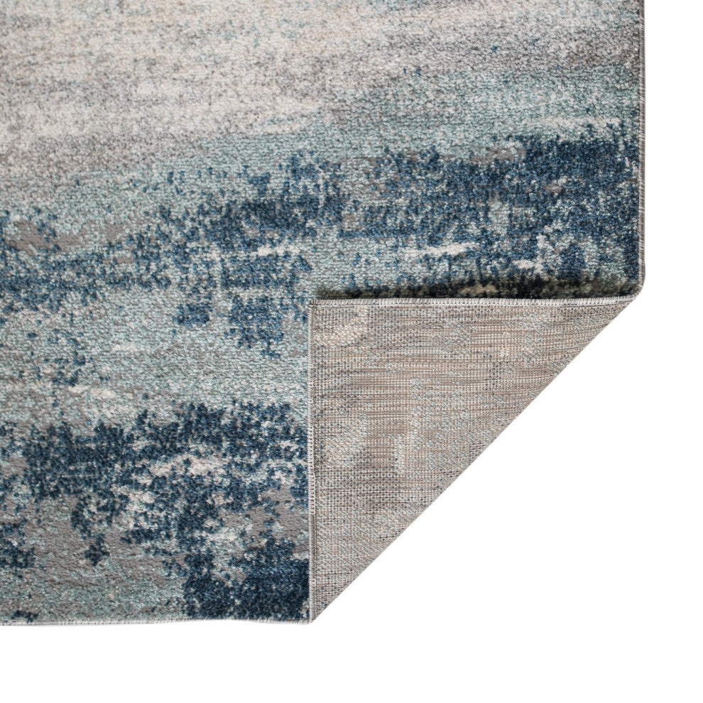Yasmin Bern Area Rug, Blue, 9' x 13', Abstract