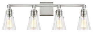 4-Light Vanity, Satin Nickel