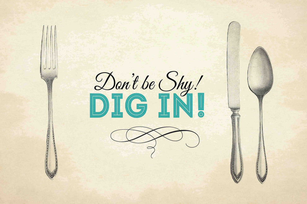 "Dig In 2" Painting Print on Canvas