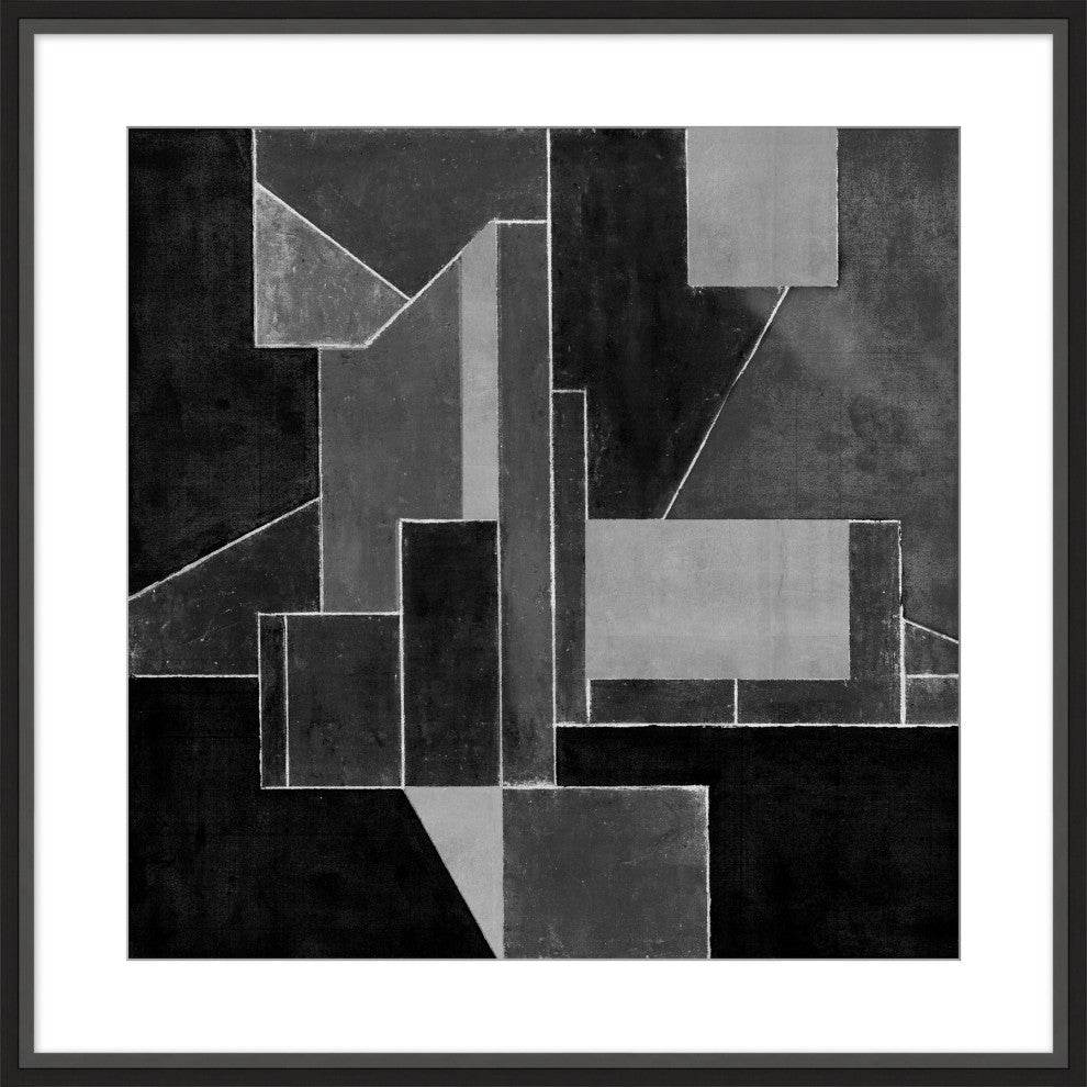 Black Blocks 1, Giclee Reproduction Artwork