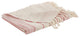 Throw Blanket With Striped Design, Red, 50"x60"