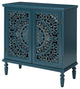 32" Tall 2-Door Accent Cabinet, Blue