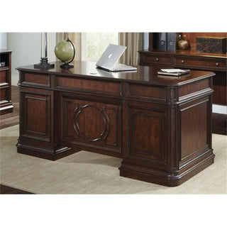 Brayton Manor Dark Brown Jr Executive Desk