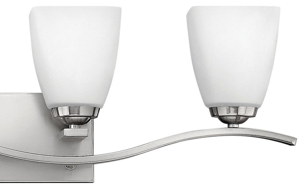 Hinkley Josie Five Light Vanity, Brushed Nickel