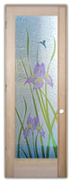 Interior Prehung Door or Interior Slab Door - Iris Hummingbird - Douglas Fir...