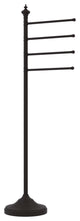 Floor Standing 4 Pivoting Swing Arm Towel Holder, Oil Rubbed Bronze