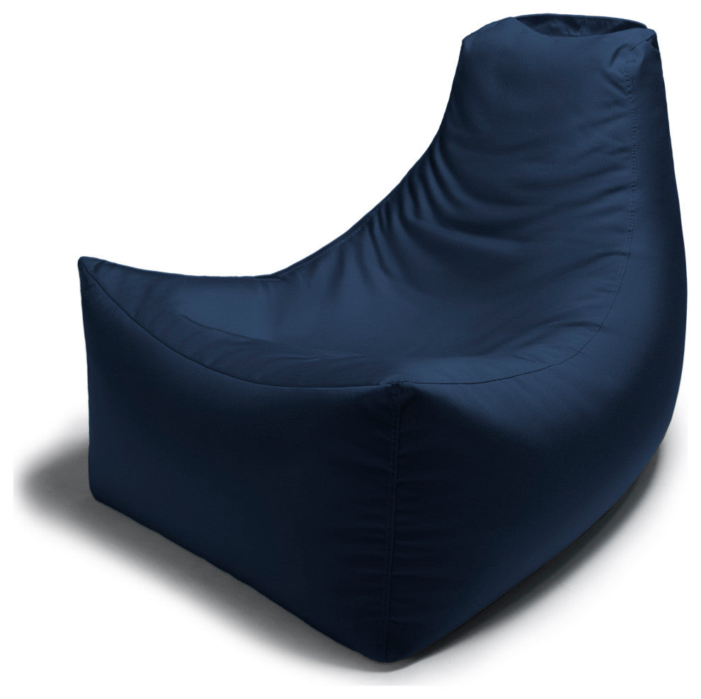 Juniper Outdoor Bean Bag Patio Chair, Navy