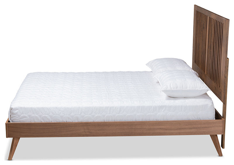 Stellett Modern Farmhouse Mission Wooden Platform Bed Collection, King