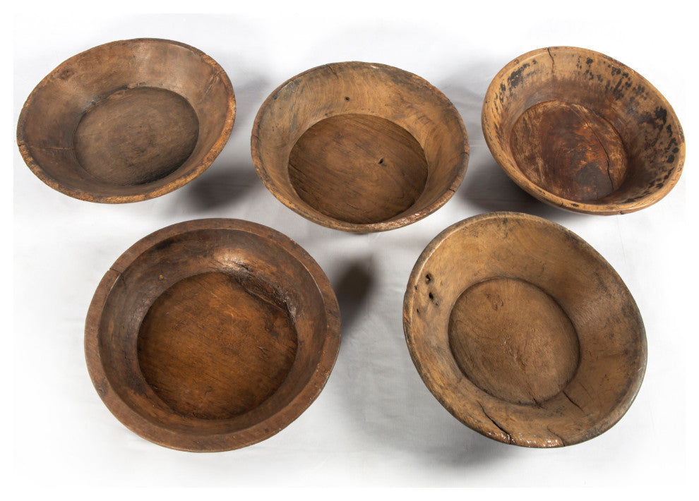 Found Wooden Bowl-Reclaimed Natural