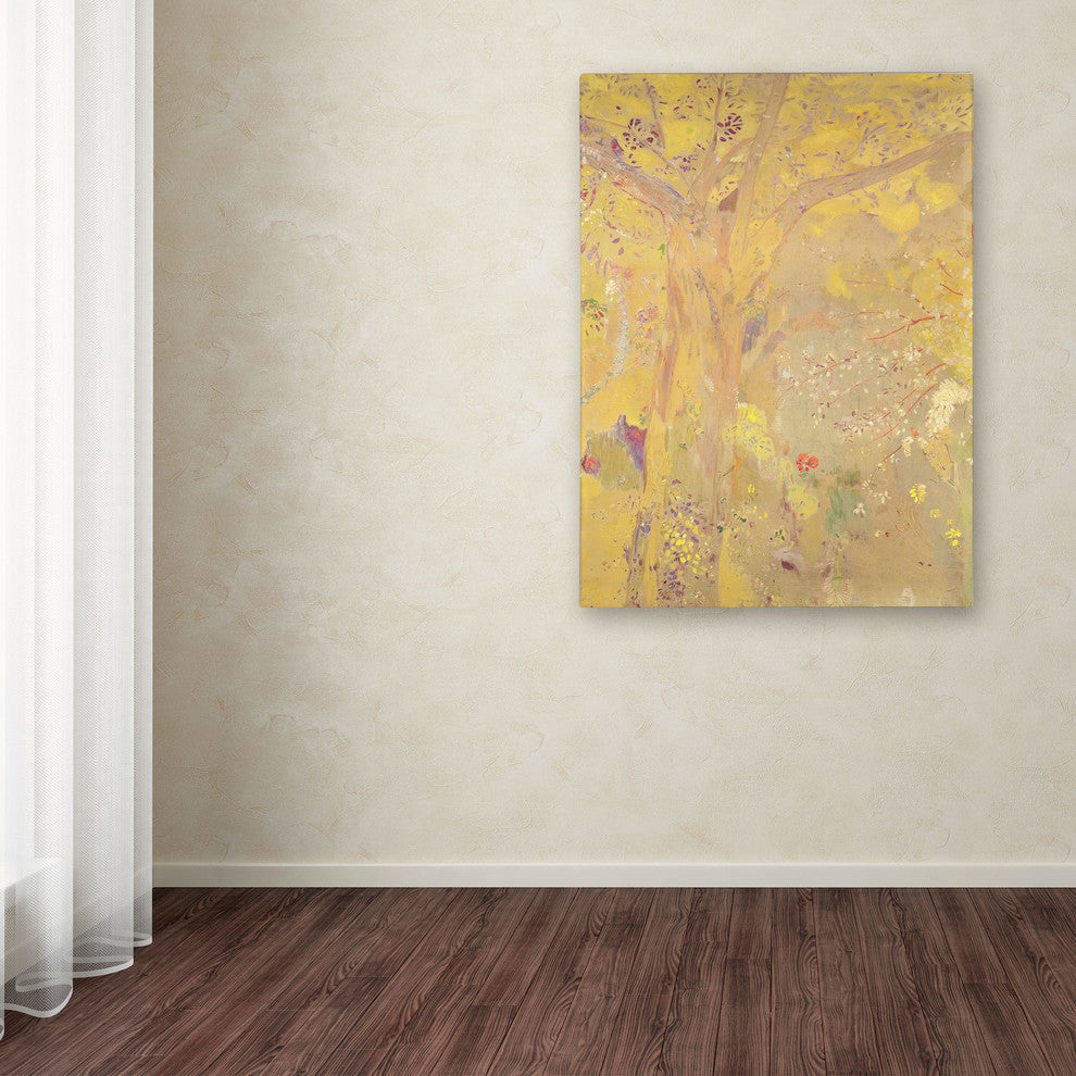'Yellow Tree, 1900' Canvas Art by Odilon Redon