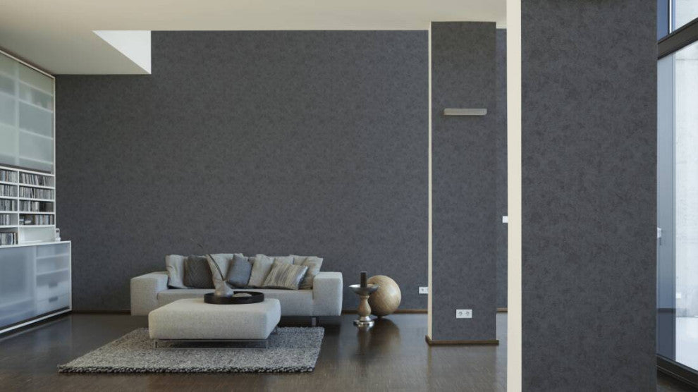 Textured Wallpaper Faux Featuring Plaster Wall, 116093