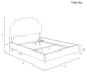 Twin Bed, Zuma Linen