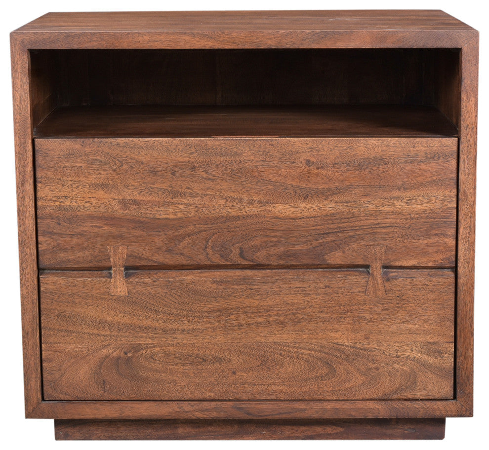 Industrial Madagasikara Nightstand - Brown