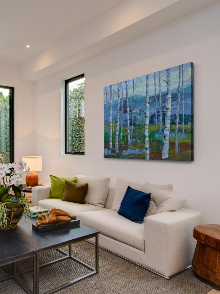 "Twilight Grove I" Painting Print on Wrapped Canvas by Julie Joy