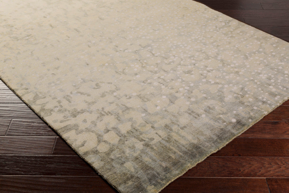 Surya Watercolor WAT-5011 Modern Area Rug, 10' Square