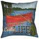 Laural Home Lake Living 18" X 18" Indoor Decorative Pillow