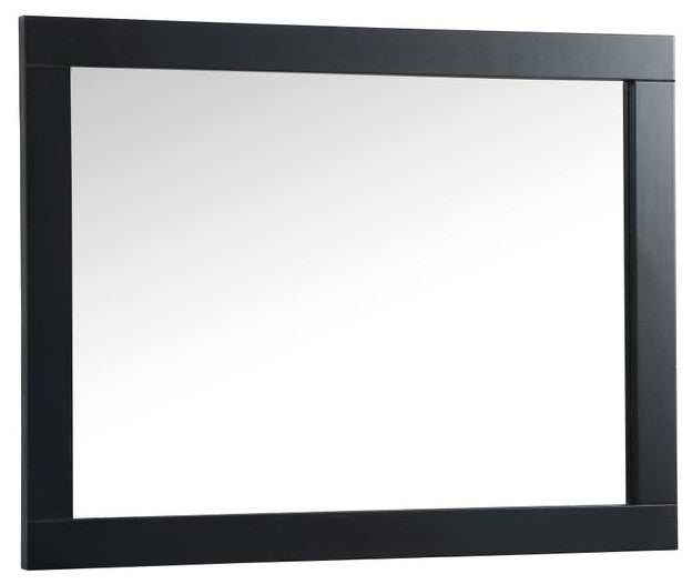 Elegant Decor Aqua Vanity Mirror Black