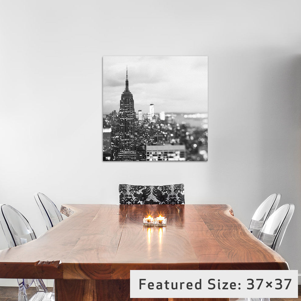 "New York Noir" by Chelsea Victoria, 37x37x1.5