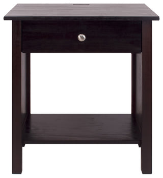 Vanderbilt Nightstand With USB Port, Espresso