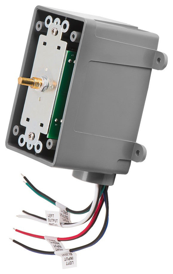 Impedance Matching 100W Rotary Weather-Resistant Outdoor Volume Control, Grey