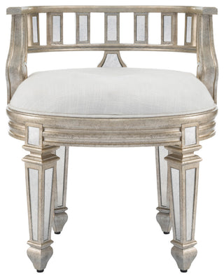 Rebecca Mirrored Vanity Stool