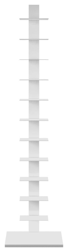 Acton Spine Tower Shelf, White