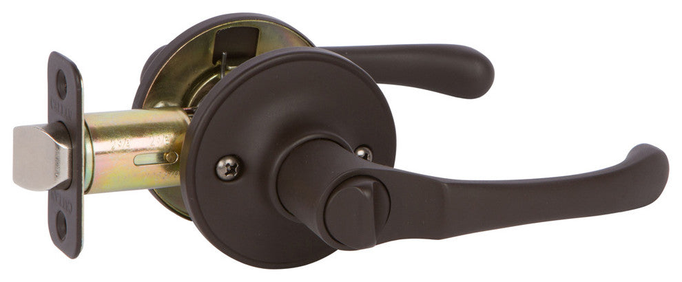 Callan Newport Privacy Lever Set, Oil Rubbed Bronze