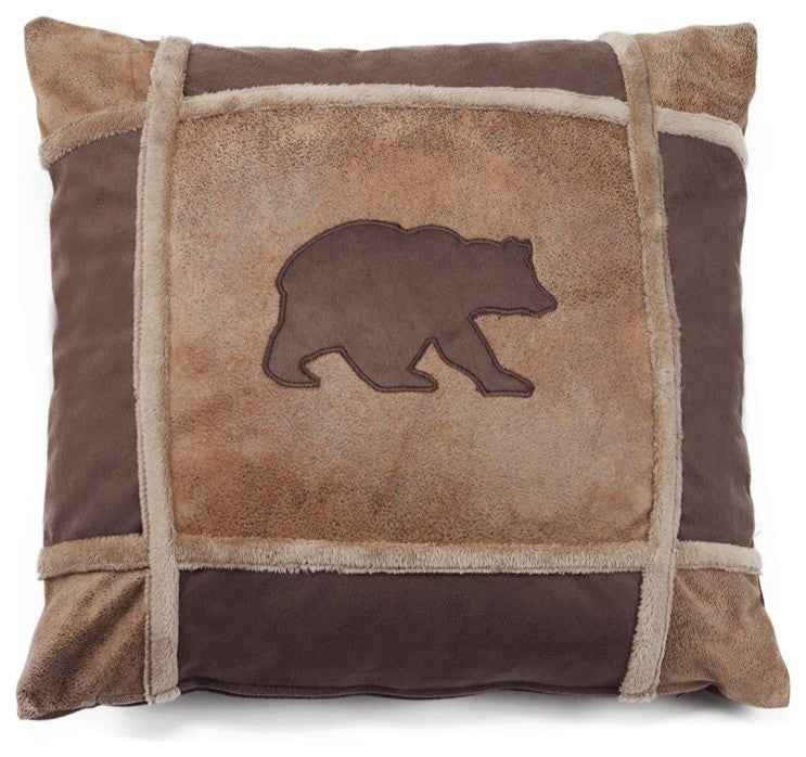 Bear Grid Pillow