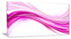 "Pink Abstract Waves" Abstract Digital Art Canvas Print