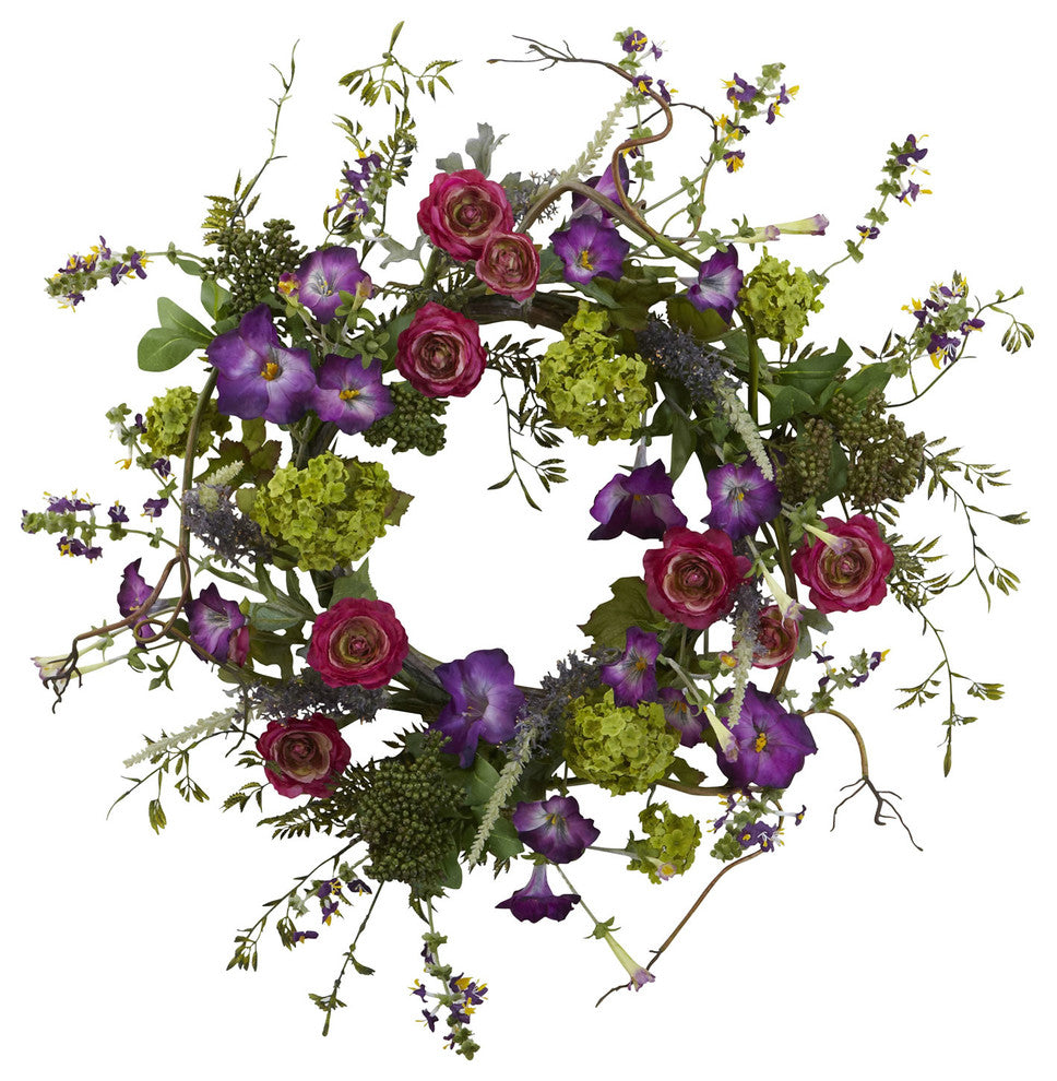 20" Veranda Garden Wreath