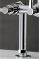 Aqua Vintage 7" Deck Mount Clawfoot Tub Faucet, Polished Chrome