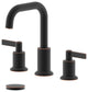 Kadoma Double Handle Oil Rubbed Bronze Faucet, Drain Assembly Without Overflow