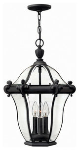 Outdoor San Clemente 3-Light, Museum Black