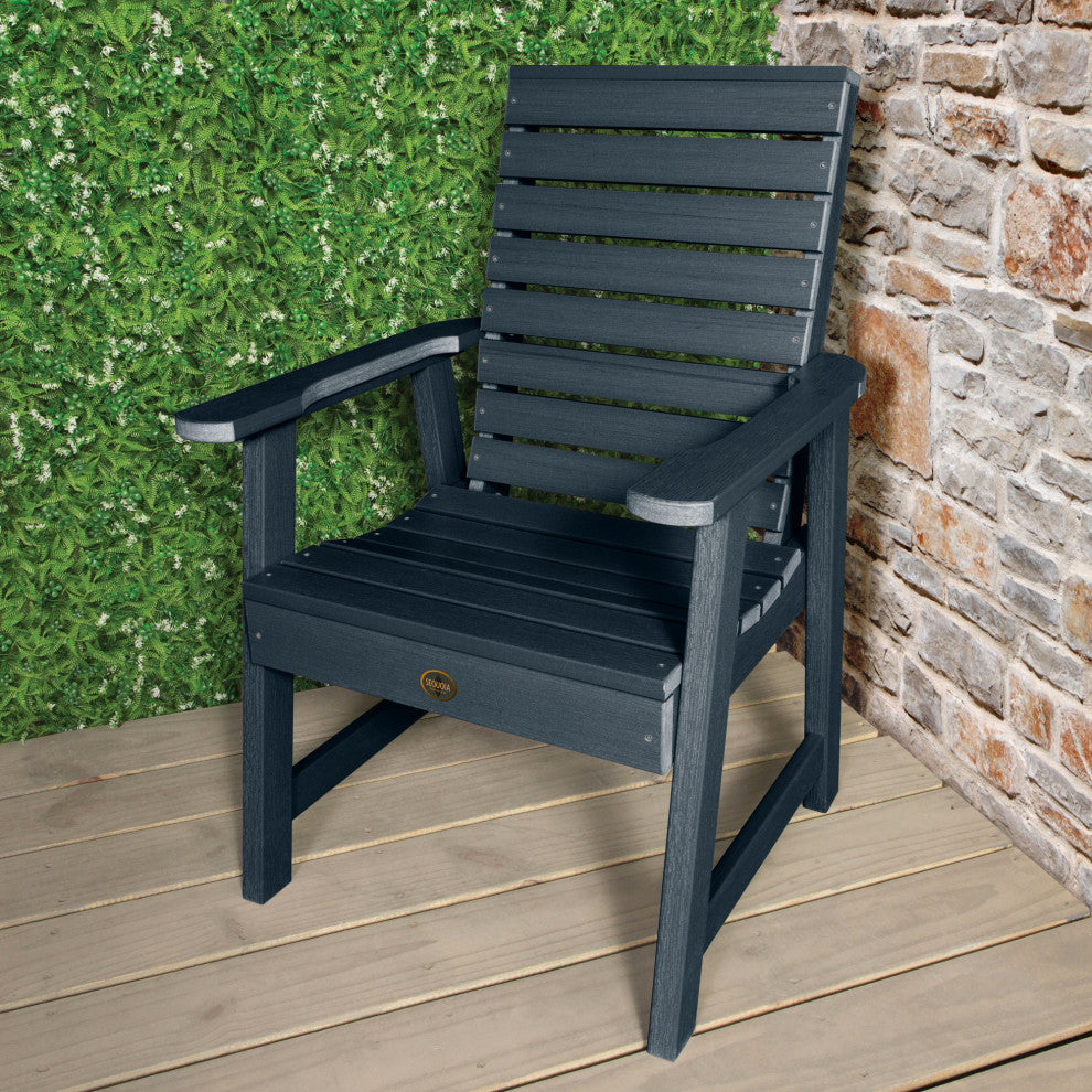 Glennville Dining Arm Chair, Federal Blue