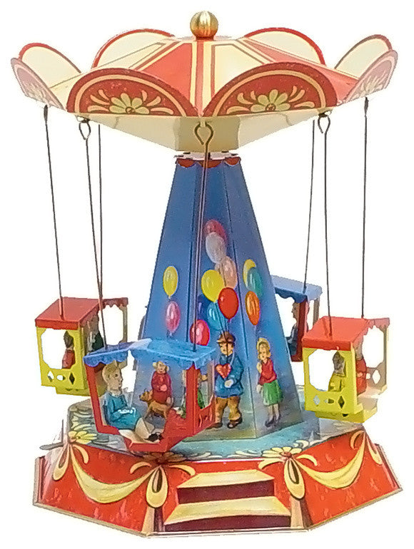Collectible Old Fashioned Carousel Tin Toy