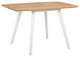 Universal Expert Abacus Extendable Dining Table Modern Oak and White