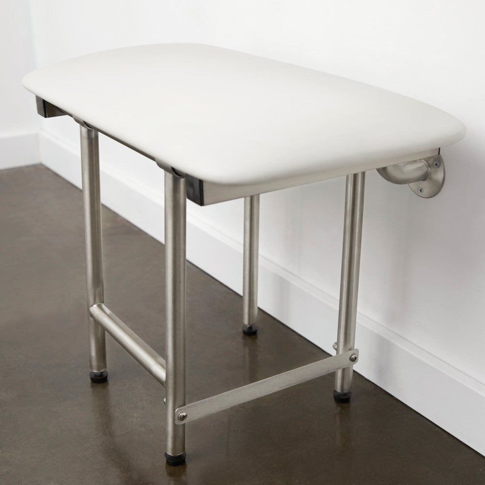 Signature Series Bench Style Shower Seat, 18 X 15