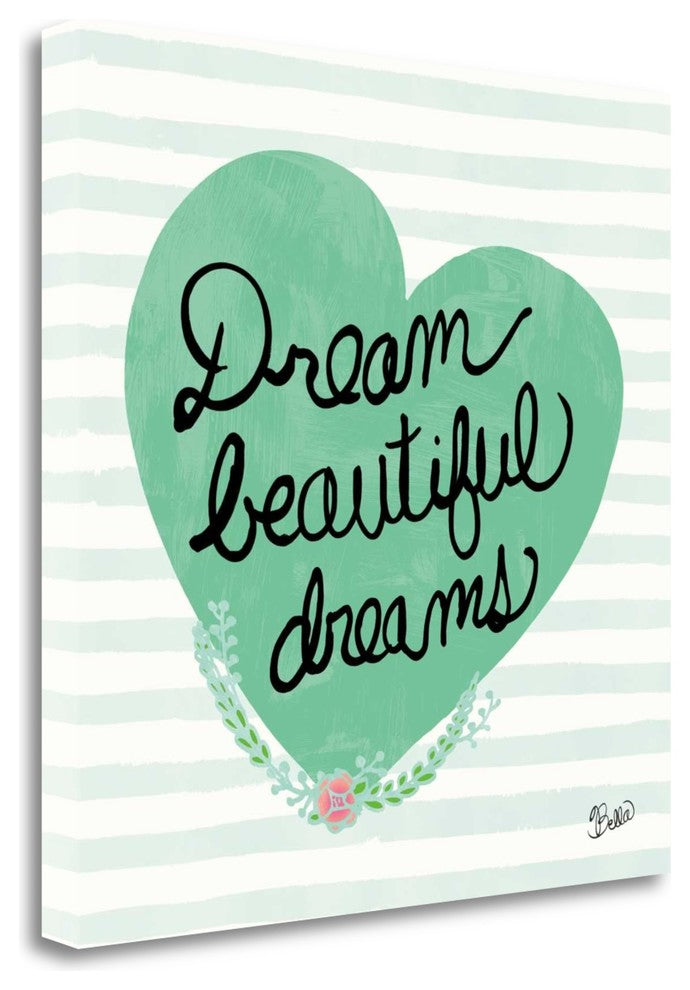 "Dream Beautiful Dreams" By Studio Bella, Giclee Print on Gallery Wrap Canvas