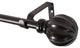 Utopia Alley Curtain Rod With Decorative Ball Finial, 86-120", Bronze