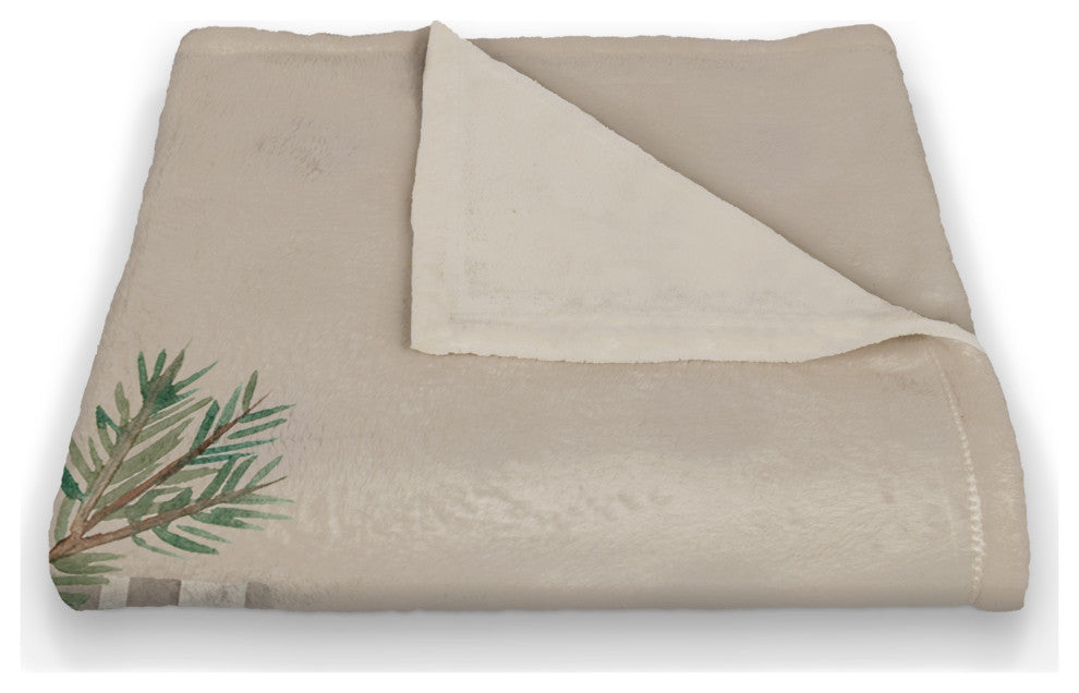 Comfy Cozy Stockings 2 50x60 Coral Fleece Blanket