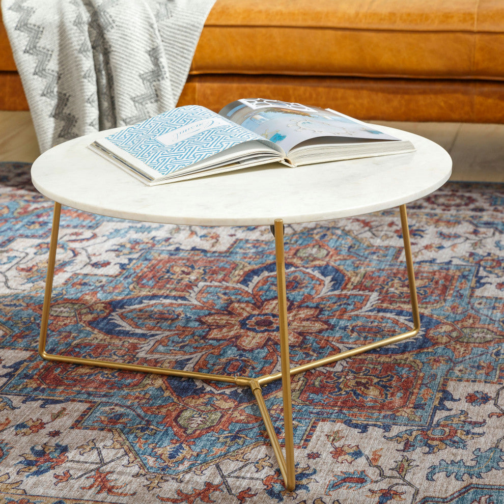 Surya Suave Uav-001 Coffee Table 16"Hx29"Wx29"D