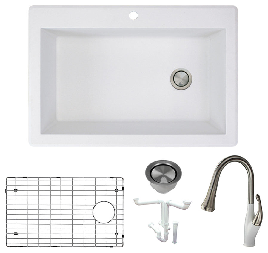 Radius Granite 33" Drop" Kitchen Sink Kit