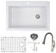 Radius Granite 33" Drop" Kitchen Sink Kit