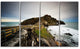 "Path to Cape and Chapel in Spain" Seashore Photo Wall Art, 4 Panels, 48"x28"