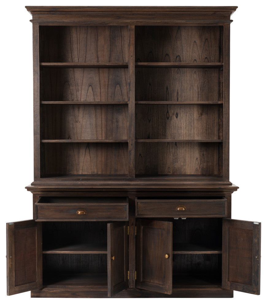 Classic Black Wash Display Hutch
